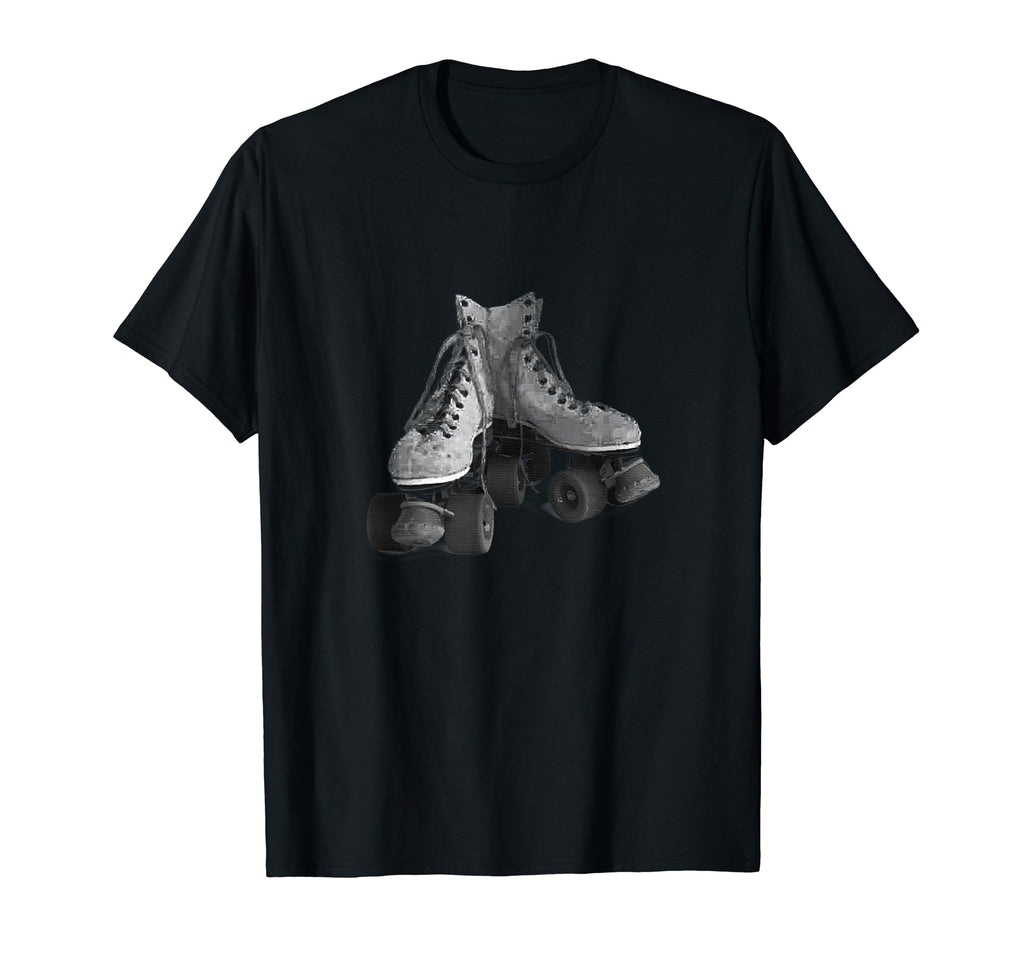 Pair Roller Skates Skating Rink T-Shirt - Fun Novelty Design Unisex - T-Shirt, Sweatshirt, Hoodie