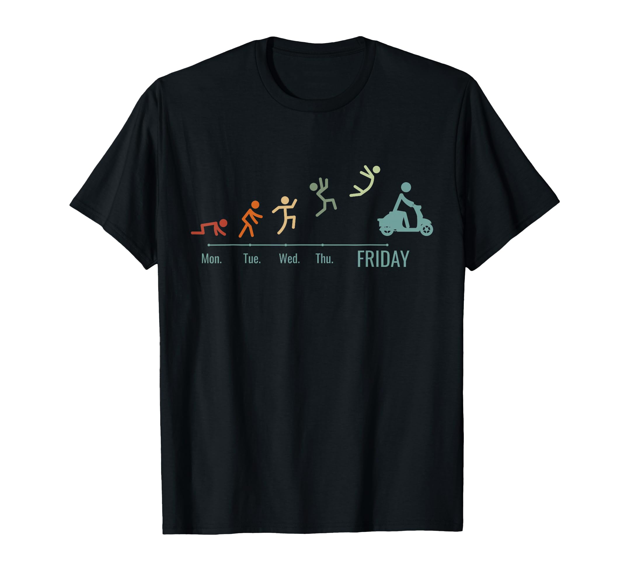 Moped Scooter Bike Scooter Moped T-Shirt - Aesthetic Graphic Men Women - T-Shirt, Sweatshirt, Hoodie
