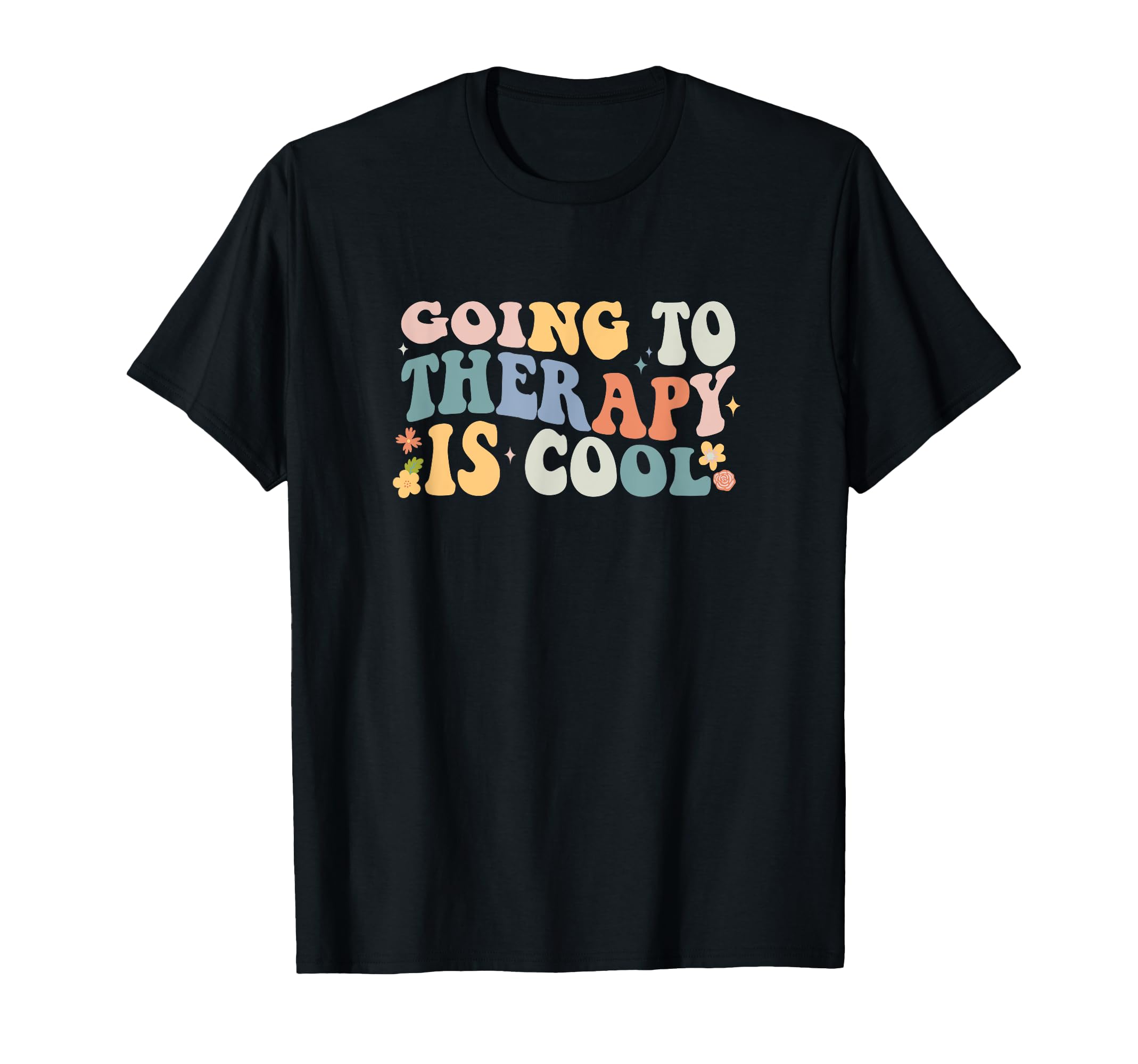 Going To Therapy Is Mental Health T-Shirt - Minimalist Print for Adults - T-Shirt, Sweatshirt, Hoodie