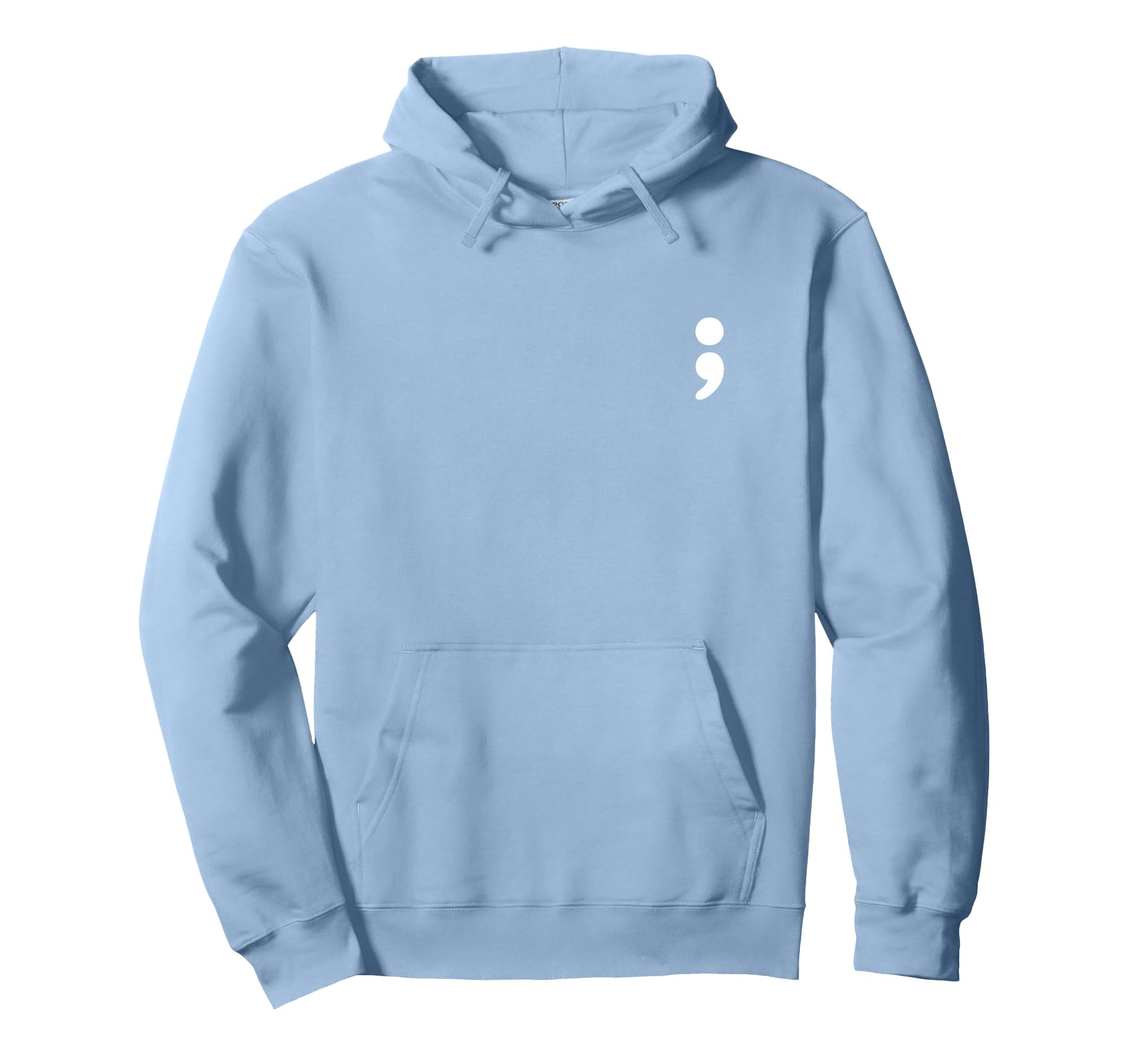 Semicolon Mental Health Matters Hoodie - Aesthetic Graphic Men Women - T-Shirt, Sweatshirt, Hoodie