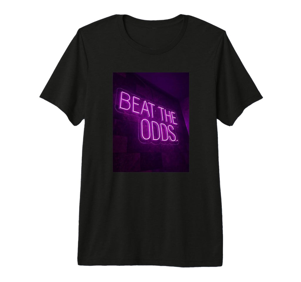 Beat Odds Motivational Hustle Its T-Shirt - Fun Novelty Design for Adults - T-Shirt, Sweatshirt, Hoodie