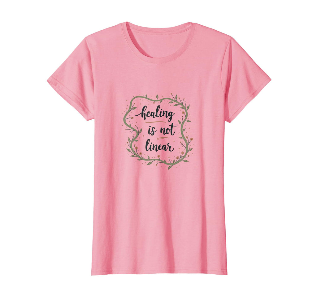 Self Care Gifts Healing Is Not Linear T-Shirt - Unique Graphic Men Women - T-Shirt, Sweatshirt, Hoodie