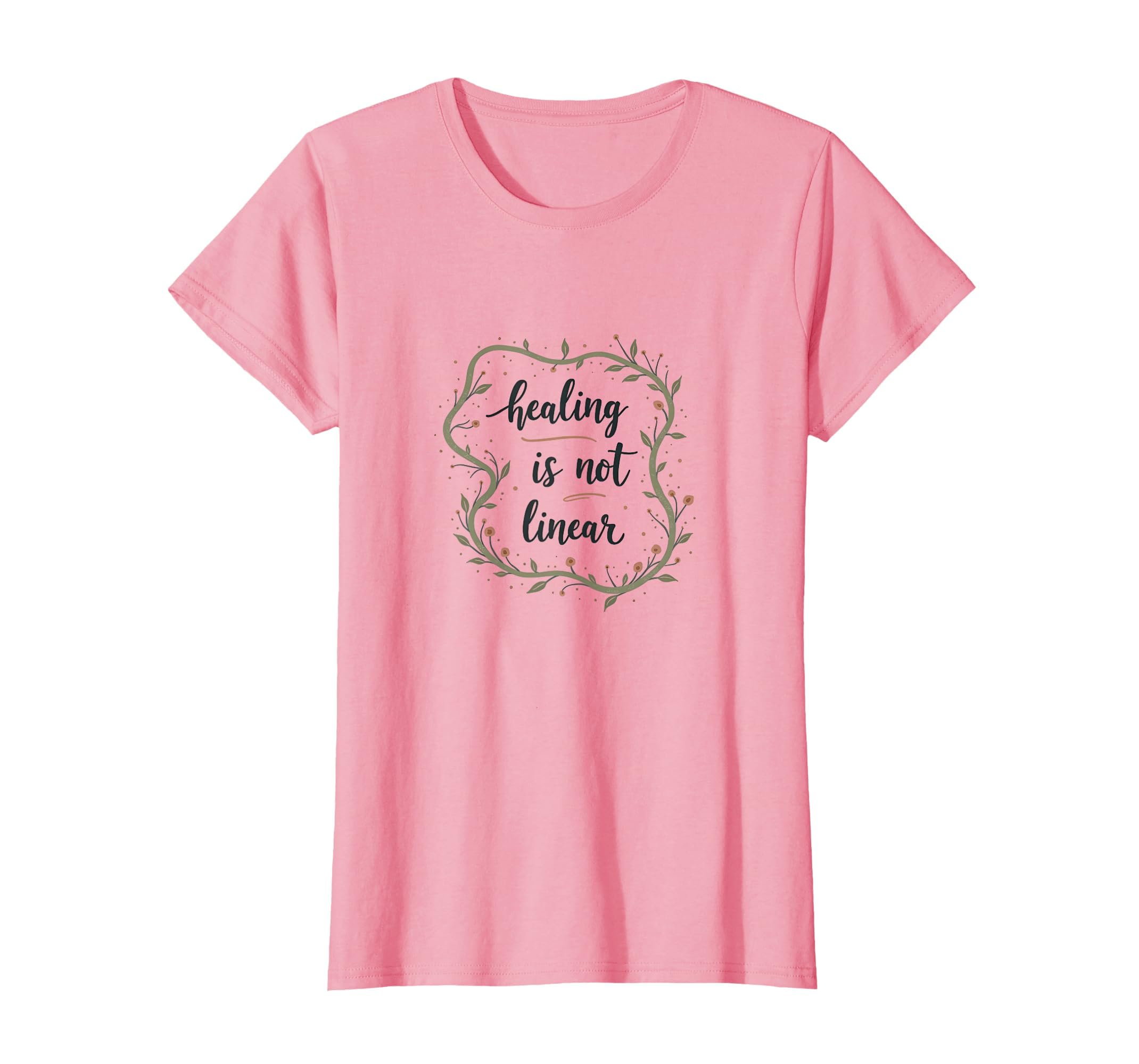 Self Care Gifts Healing Is Not Linear T-Shirt - Unique Graphic Men Women - T-Shirt, Sweatshirt, Hoodie