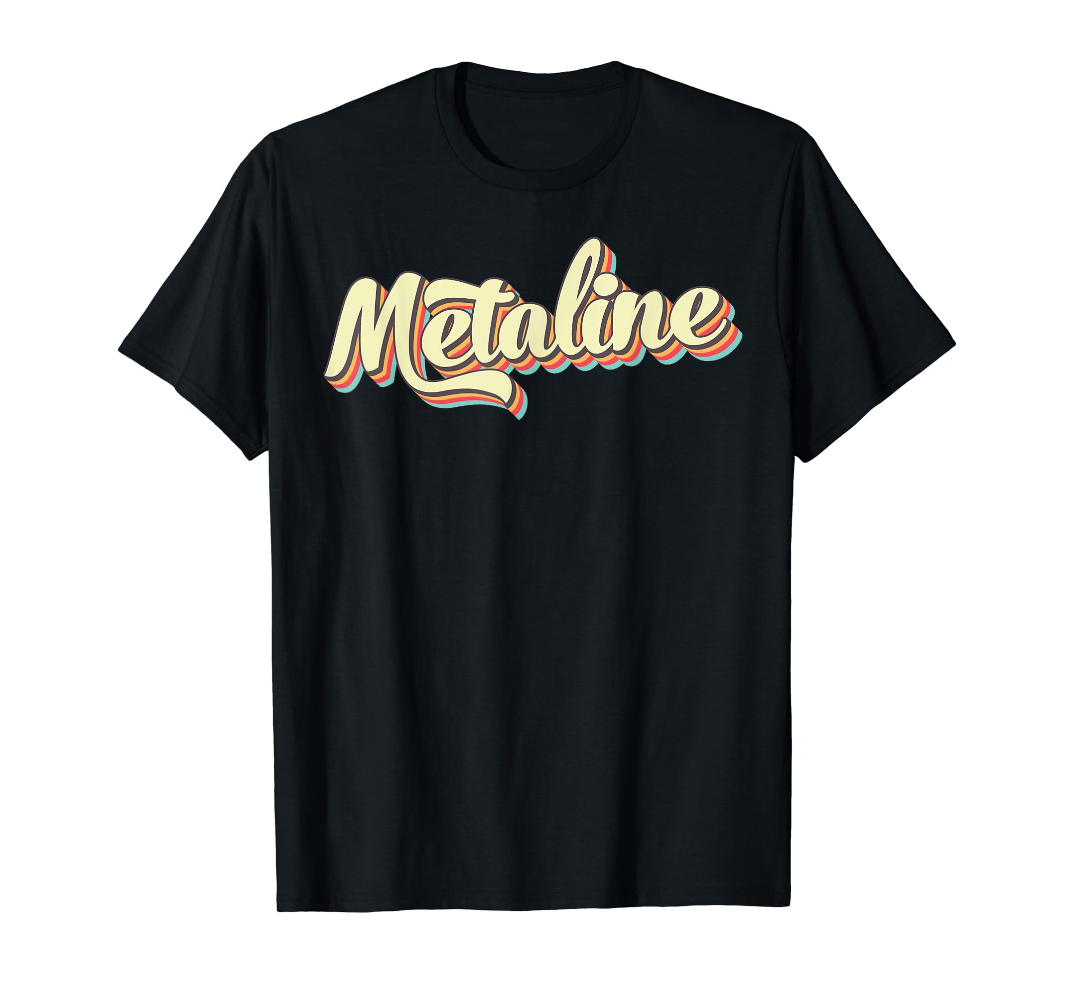 Metaline Art Baseball Font T-Shirt - Fun Novelty Design Unisex - T-Shirt, Sweatshirt, Hoodie