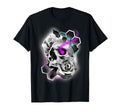 Skull Rose Honeycomb Hexagon T-Shirt - Casual Everyday Wear for Adults - T-Shirt, Sweatshirt, Hoodie