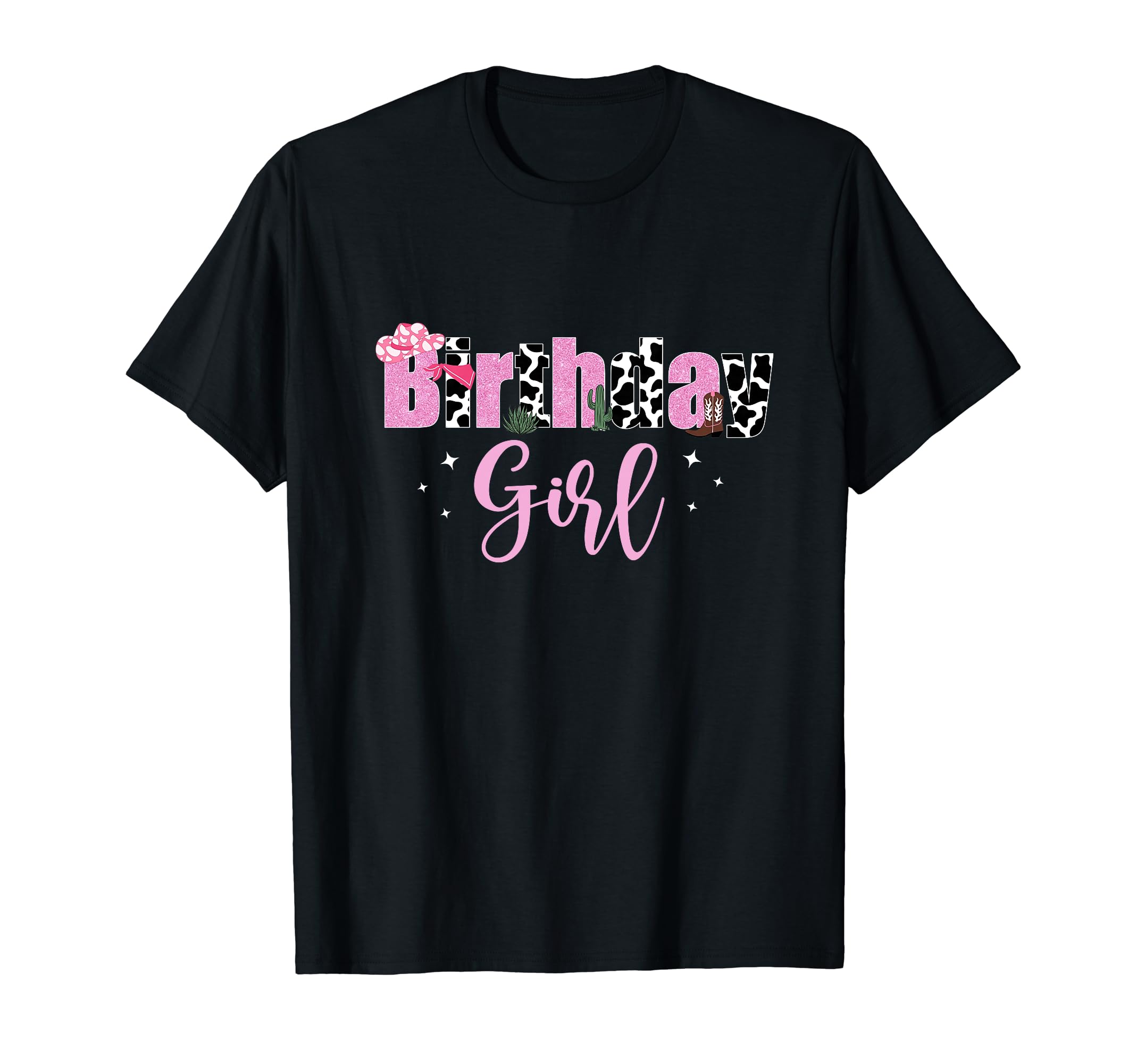 Happy Birthday Country Western Bday T-Shirt - Minimalist Print for Adults - T-Shirt, Sweatshirt, Hoodie