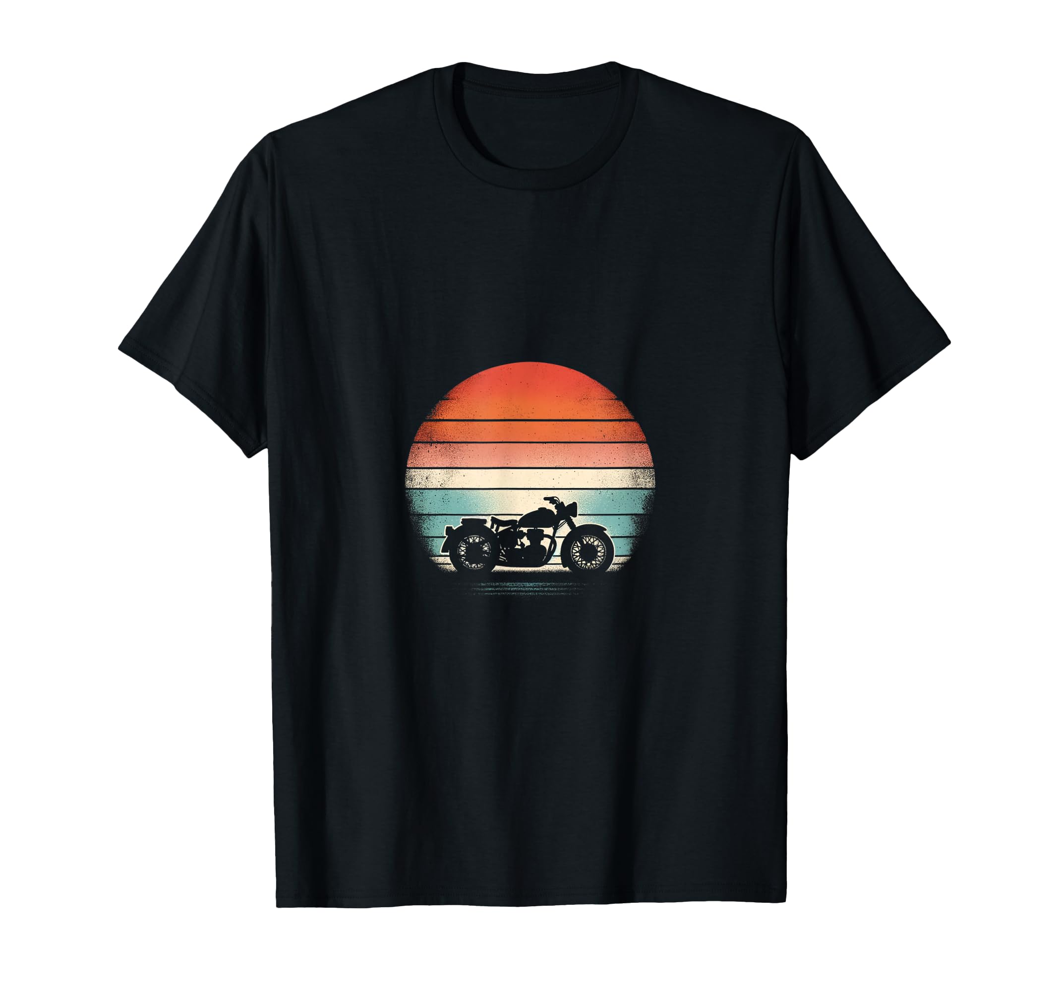 Motorcycle Sunset T-Shirt - Custom Art Print for Adults - T-Shirt, Sweatshirt, Hoodie