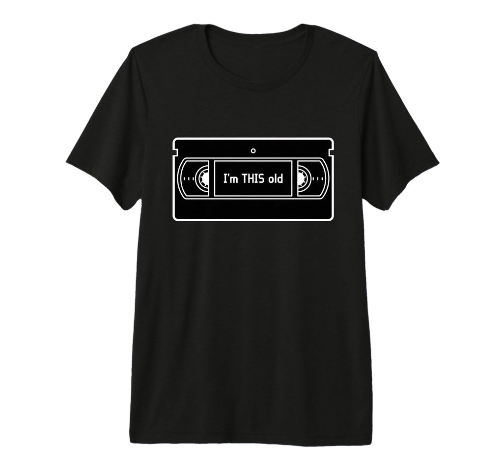 Vhs Tape 80S 90S Video Cassette Tri T-Shirt - Graphic Print for Adults - T-Shirt, Sweatshirt, Hoodie