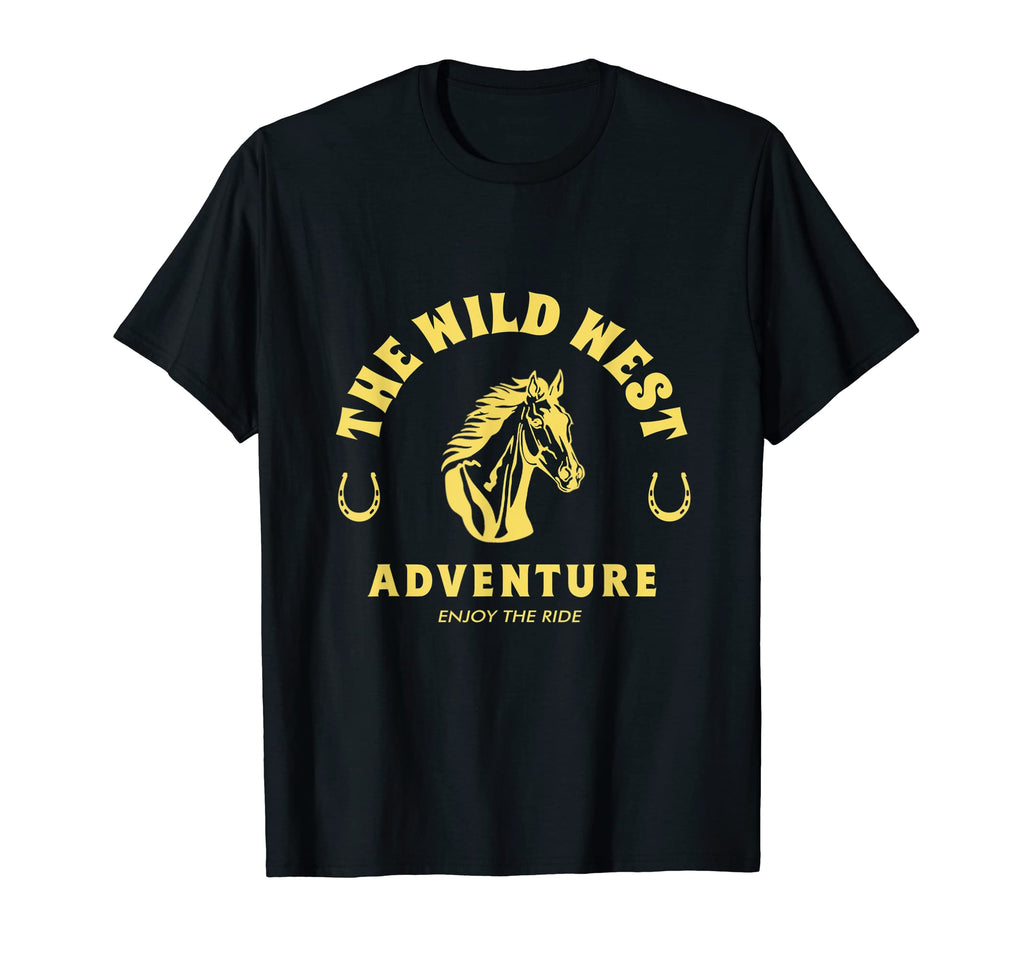 Wild West Adventure Horse Riding T-Shirt - Streetwear Style Men Women - T-Shirt, Sweatshirt, Hoodie