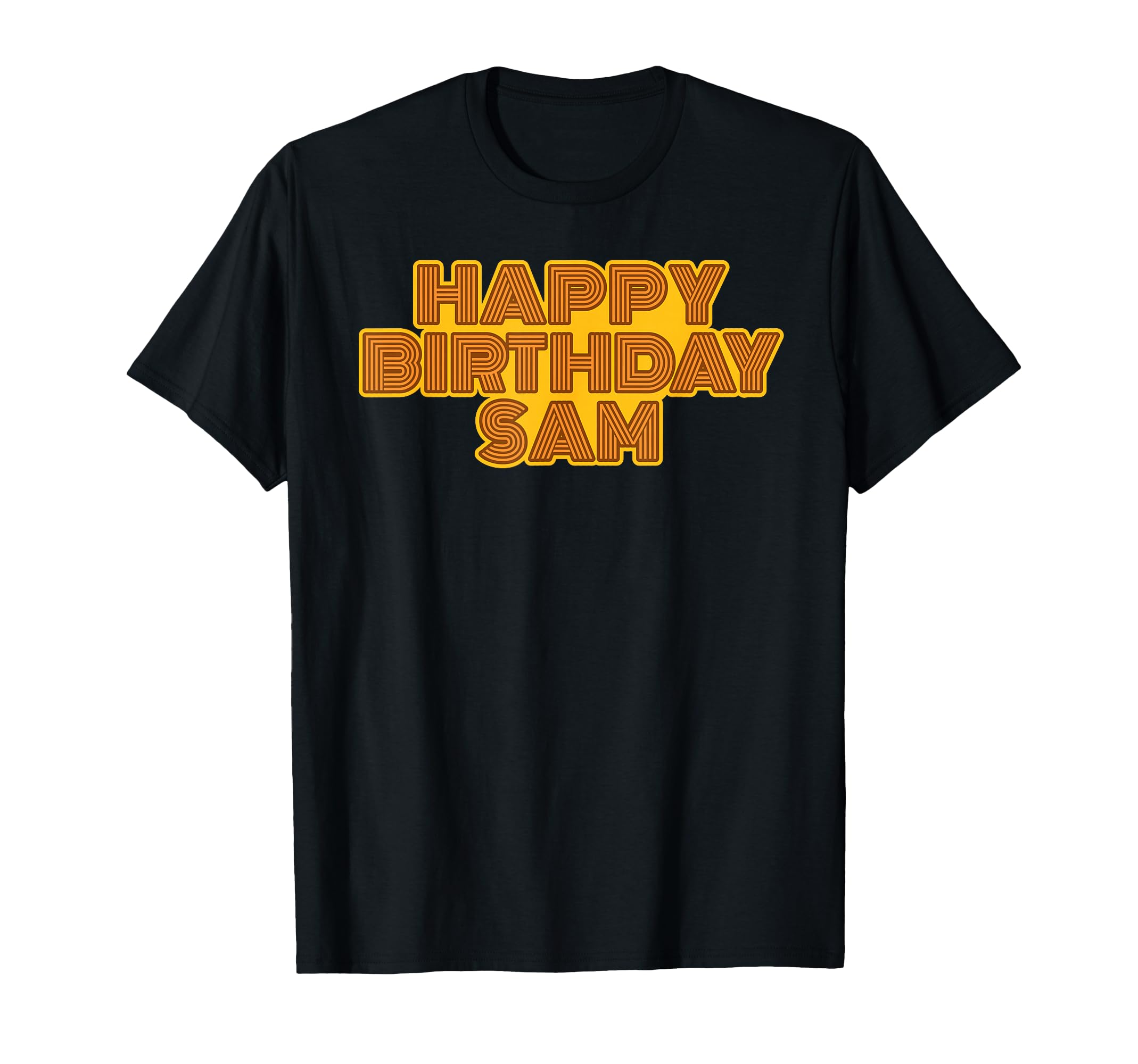 Happy Birthday Sam Personalized Name T-Shirt - Aesthetic Graphic Men Women - T-Shirt, Sweatshirt, Hoodie