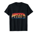 Motorcycle Evolution Human Biker T-Shirt - Fun Novelty Design Unisex - T-Shirt, Sweatshirt, Hoodie
