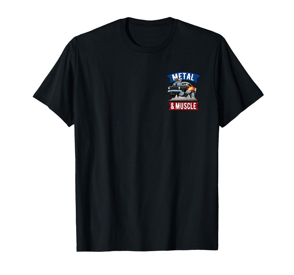 Muscle Cars Cars Hotrods Main Street T-Shirt - Novelty Apparel Men Women - T-Shirt, Sweatshirt, Hoodie