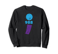 Suicide Prevention 988 Comma Sweatshirt - Unique Graphic for Adults - T-Shirt, Sweatshirt, Hoodie