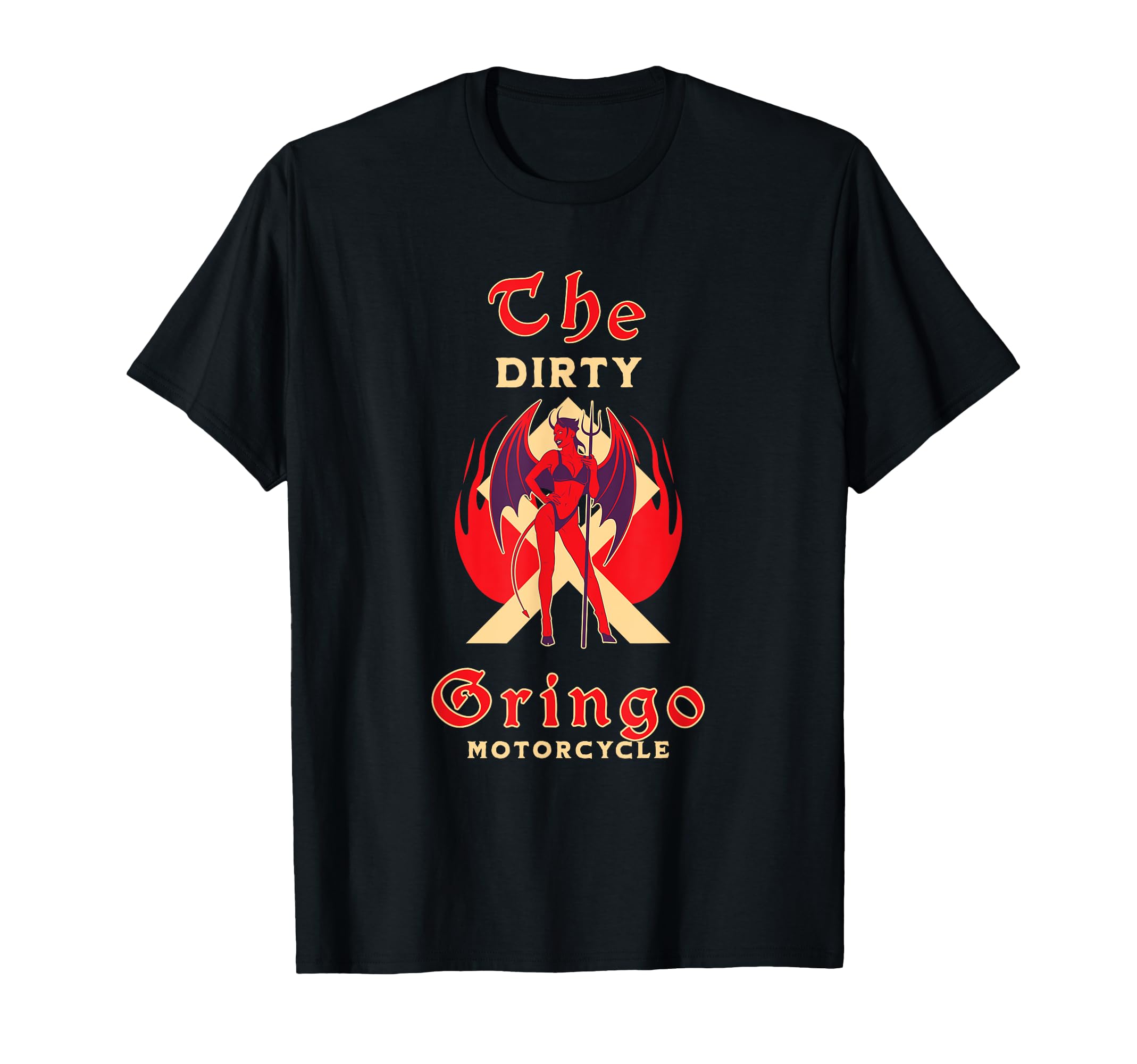 Dirty Gringo Devil Motorcycle Biker T-Shirt - Minimalist Print Men Women - T-Shirt, Sweatshirt, Hoodie