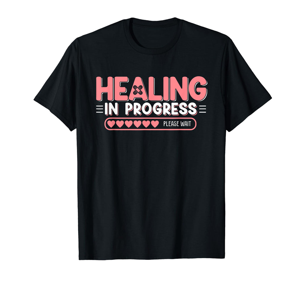 Mental Health Healing Progress Self T-Shirt - Aesthetic Graphic Men Women - T-Shirt, Sweatshirt, Hoodie