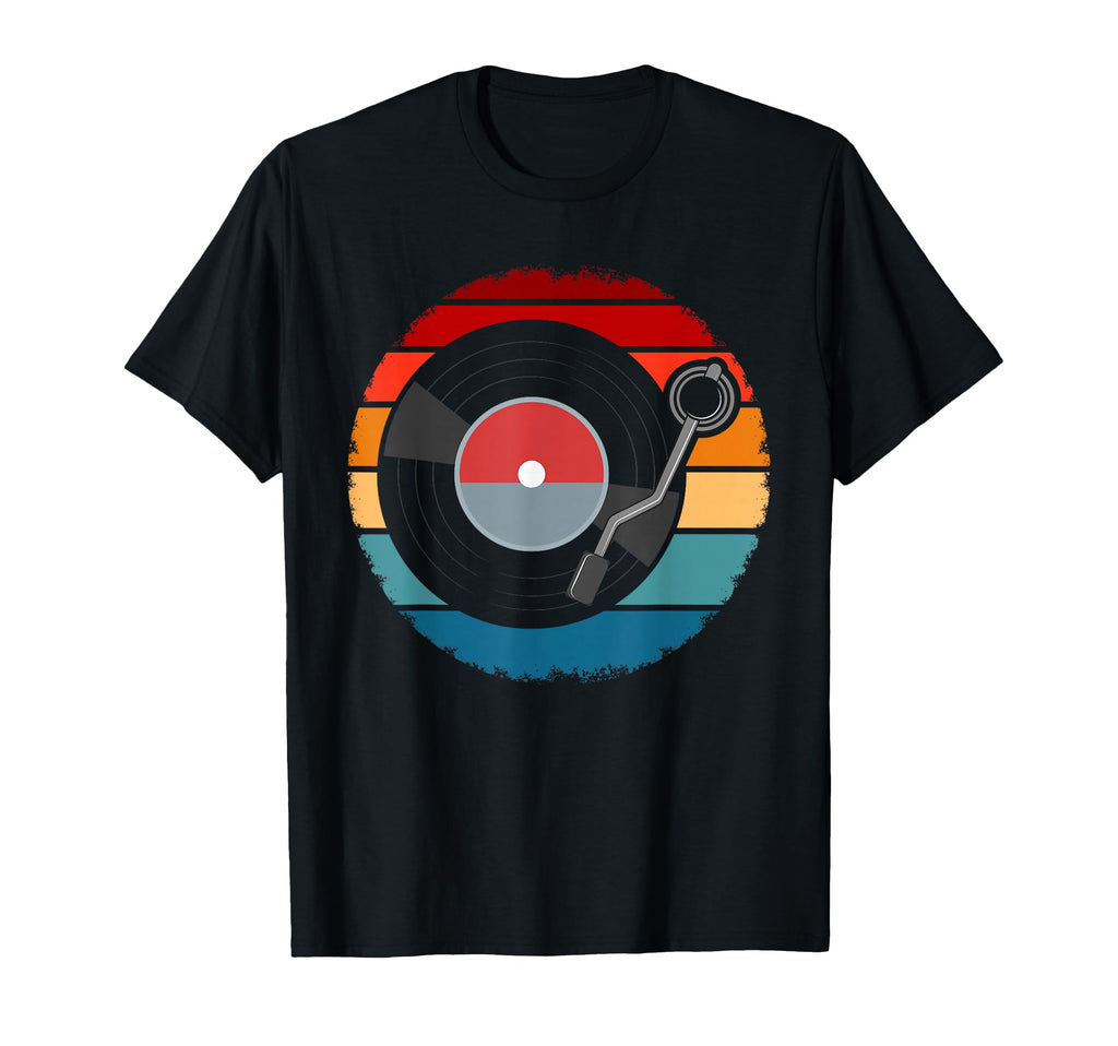 Vinyl Record Player Summer Vibes T-Shirt - Casual Everyday Wear for Adults - T-Shirt, Sweatshirt, Hoodie