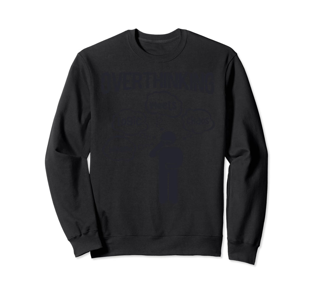 Hold Let Me Overthink This Sweatshirt - Aesthetic Graphic Unisex - T-Shirt, Sweatshirt, Hoodie