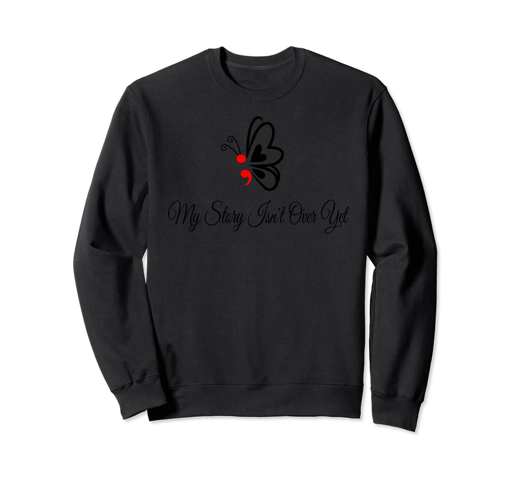 Butterfly Semicolon May Mental Sweatshirt - Streetwear Style Men Women - T-Shirt, Sweatshirt, Hoodie