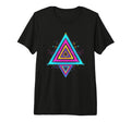 Vaporwave Triangle Trippy 80S T-Shirt - Novelty Apparel for Adults - T-Shirt, Sweatshirt, Hoodie