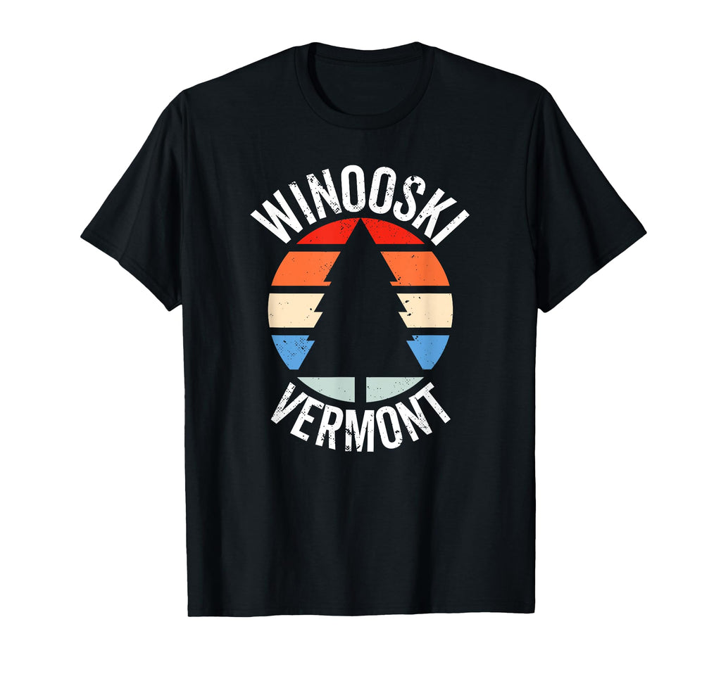 Winooski Vermont Vt 80S 70S T-Shirt - Novelty Apparel Unisex - T-Shirt, Sweatshirt, Hoodie