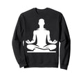 Meditating Person Silhouette Sweatshirt - Custom Art Print Unisex - T-Shirt, Sweatshirt, Hoodie