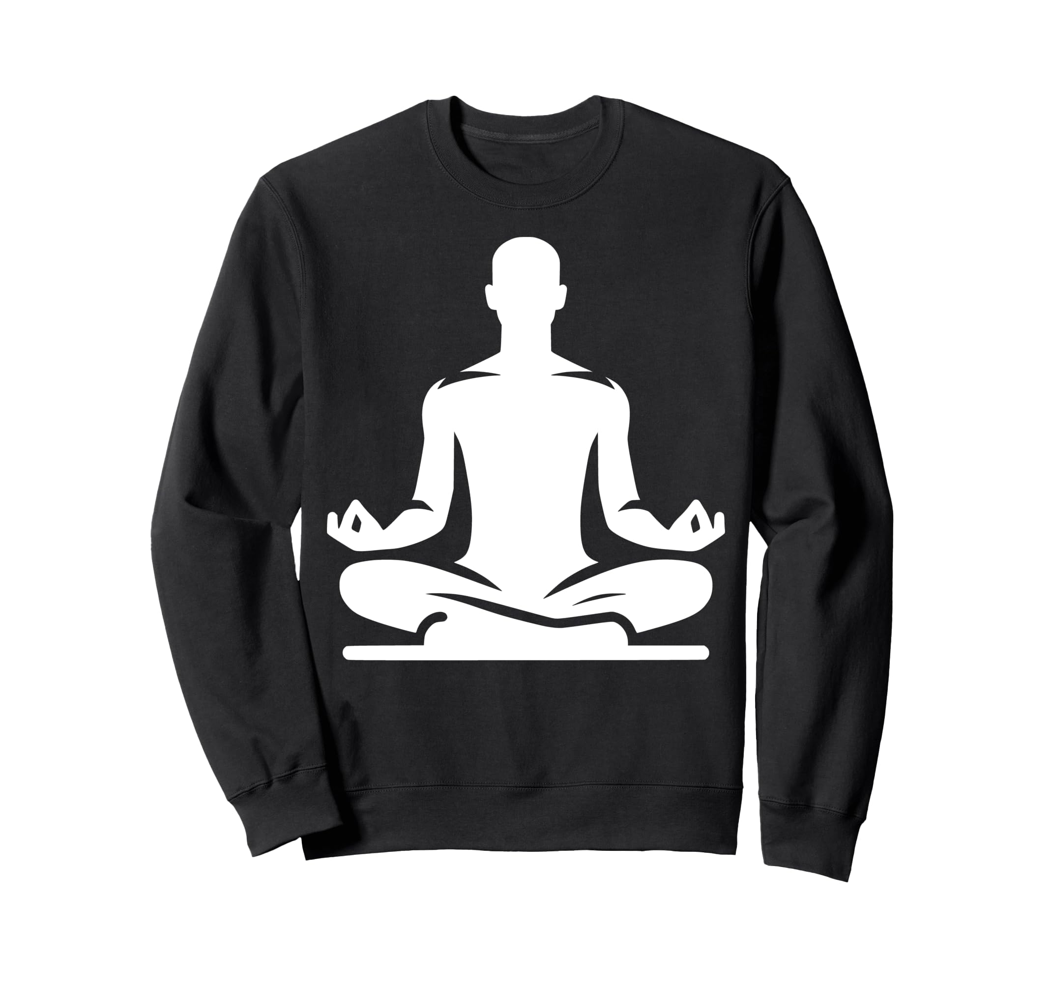 Meditating Person Silhouette Sweatshirt - Custom Art Print Unisex - T-Shirt, Sweatshirt, Hoodie