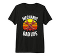 Mechanic Dad Life Sunset Wrenches Heart T-Shirt - Unique Graphic Men Women - T-Shirt, Sweatshirt, Hoodie