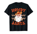 Howdy Santa Western Cowboy Groovy T-Shirt - Custom Art Print for Adults - T-Shirt, Sweatshirt, Hoodie
