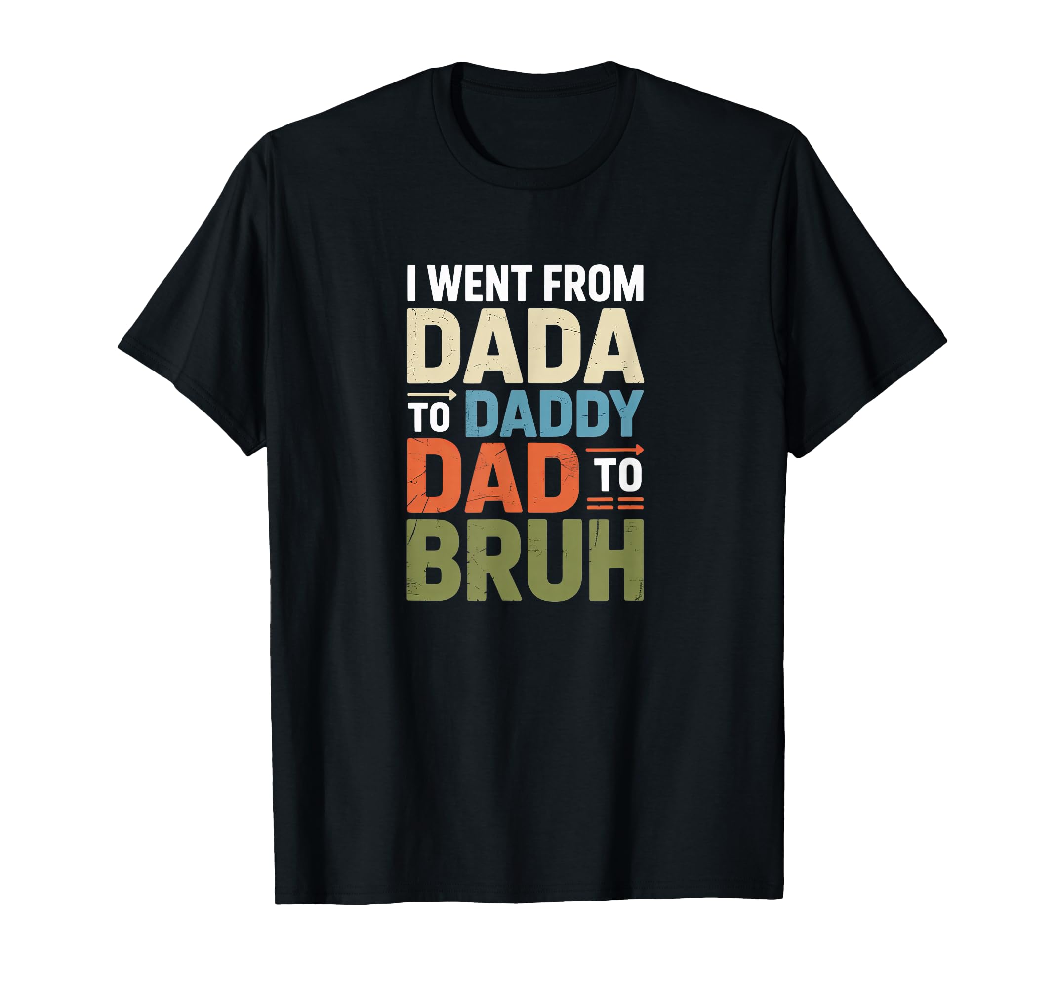 Distressed Fatherhood Evolution T-Shirt - Streetwear Style for Adults - T-Shirt, Sweatshirt, Hoodie