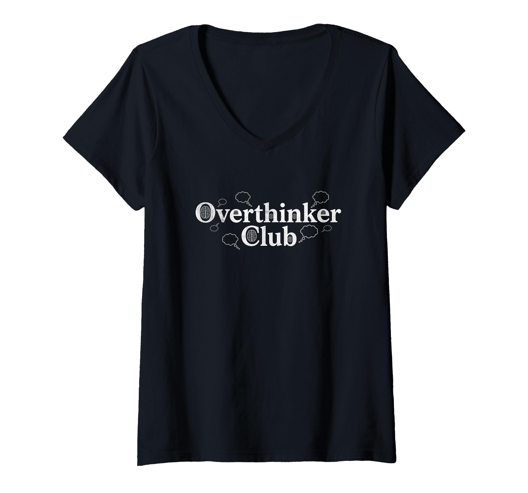 Womens Overthinker Club Funny Relatable T-Shirt - Novelty Apparel Unisex - T-Shirt, Sweatshirt, Hoodie