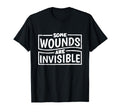 Some Wounds Are Invisible Mental Health T-Shirt - Graphic Print for Adults - T-Shirt, Sweatshirt, Hoodie