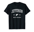 Jefferson West Virginia Wv Athletic Sports T-Shirt - Graphic Print Unisex - T-Shirt, Sweatshirt, Hoodie