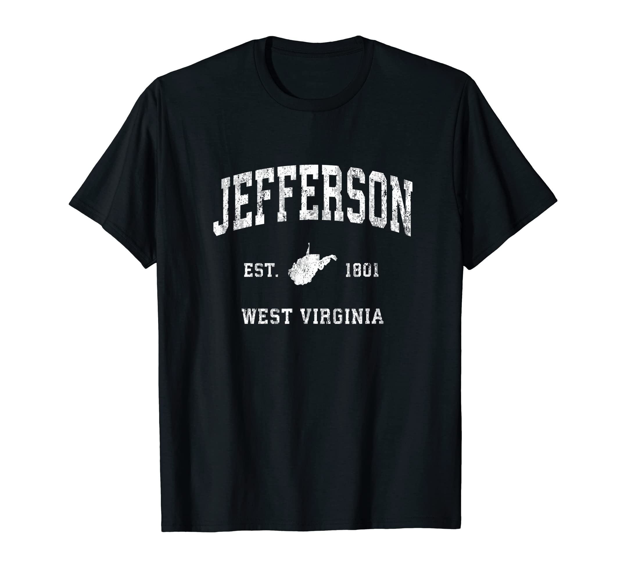 Jefferson West Virginia Wv Athletic Sports T-Shirt - Graphic Print Unisex - T-Shirt, Sweatshirt, Hoodie