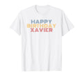Happy Birthday Xavier Personalized Name T-Shirt - Trendy Graphic Men Women - T-Shirt, Sweatshirt, Hoodie