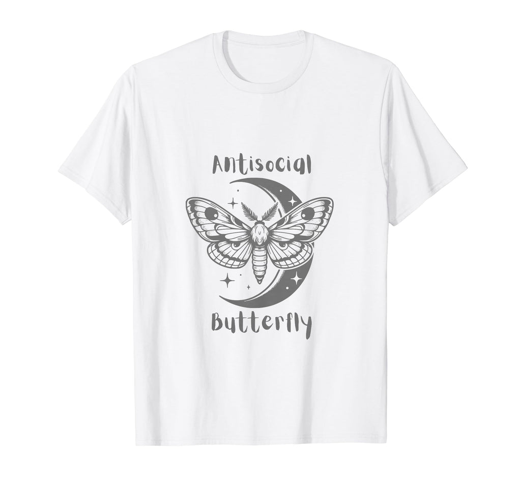 Antisocial Butterfly T-Shirt - Streetwear Style Men Women - T-Shirt, Sweatshirt, Hoodie