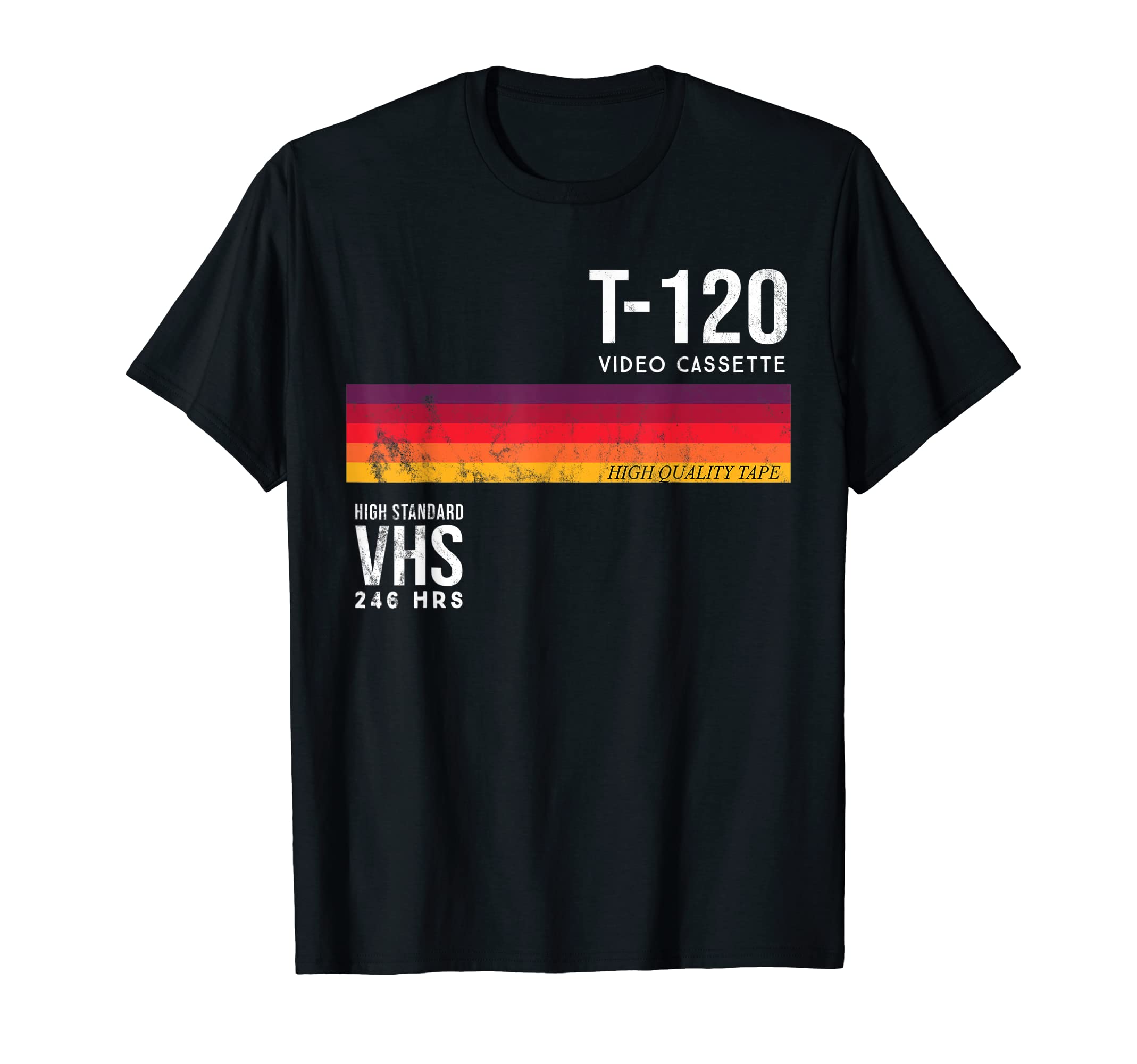 80S Video Cassette Tape Vhs T-Shirt - Casual Everyday Wear for Adults - T-Shirt, Sweatshirt, Hoodie