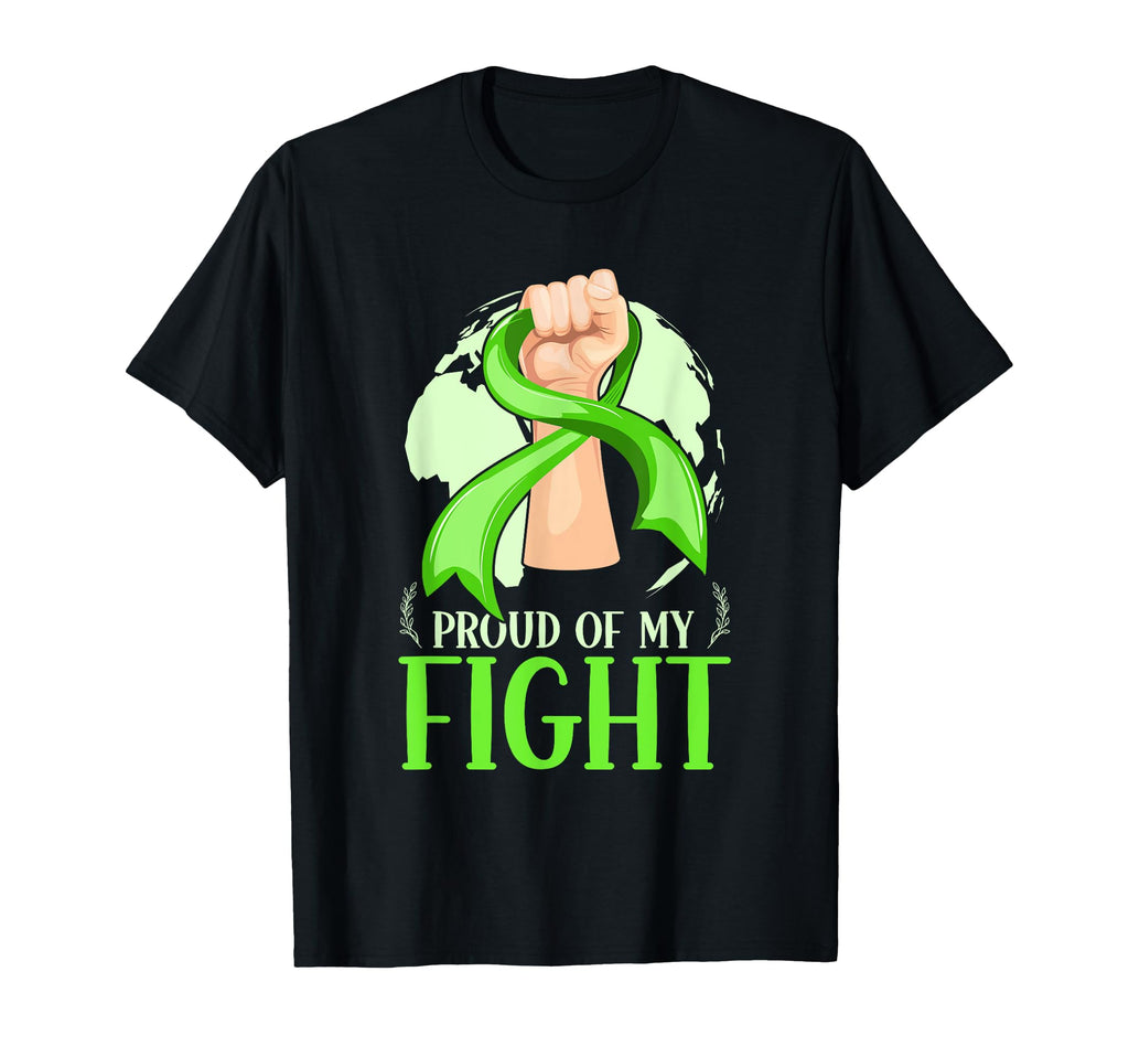 Proud My Fight Green Mental Health Day T-Shirt - Graphic Print Unisex - T-Shirt, Sweatshirt, Hoodie