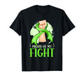 Proud My Fight Green Mental Health Day T-Shirt - Graphic Print Unisex - T-Shirt, Sweatshirt, Hoodie