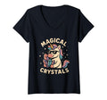 Womens Unicorn Magical Crystals Energy T-Shirt - Trendy Graphic Unisex - T-Shirt, Sweatshirt, Hoodie