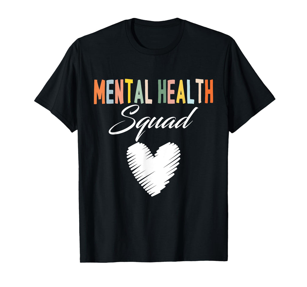 Mental Health Squad Heart Mental T-Shirt - Streetwear Style for Adults - T-Shirt, Sweatshirt, Hoodie