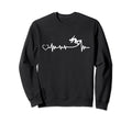 Roller Skating Heartbeat Roller Sweatshirt - Trendy Graphic Men Women - T-Shirt, Sweatshirt, Hoodie