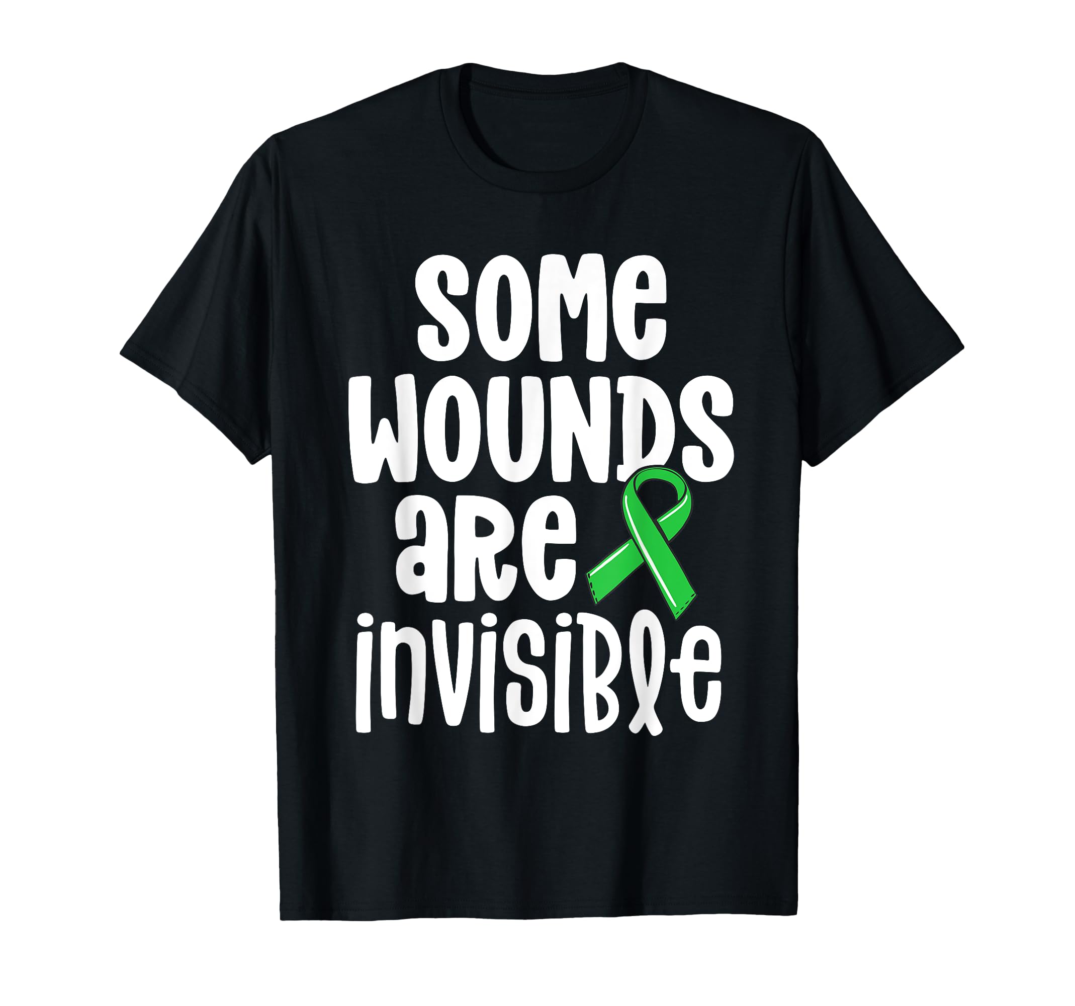Some Wounds Are Invisible Mental T-Shirt - Unique Graphic for Adults - T-Shirt, Sweatshirt, Hoodie