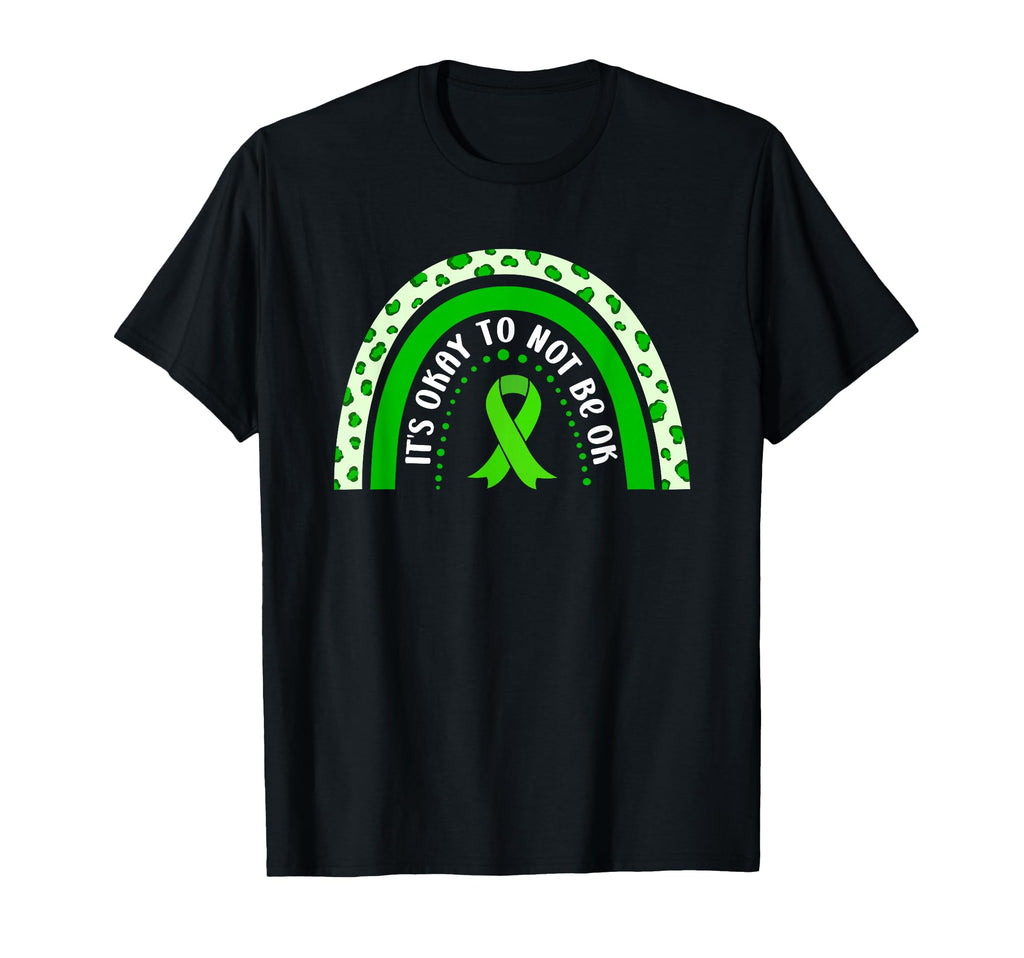 Its Okay To Not Be Ok Green Ribbon T-Shirt - Streetwear Style Unisex - T-Shirt, Sweatshirt, Hoodie