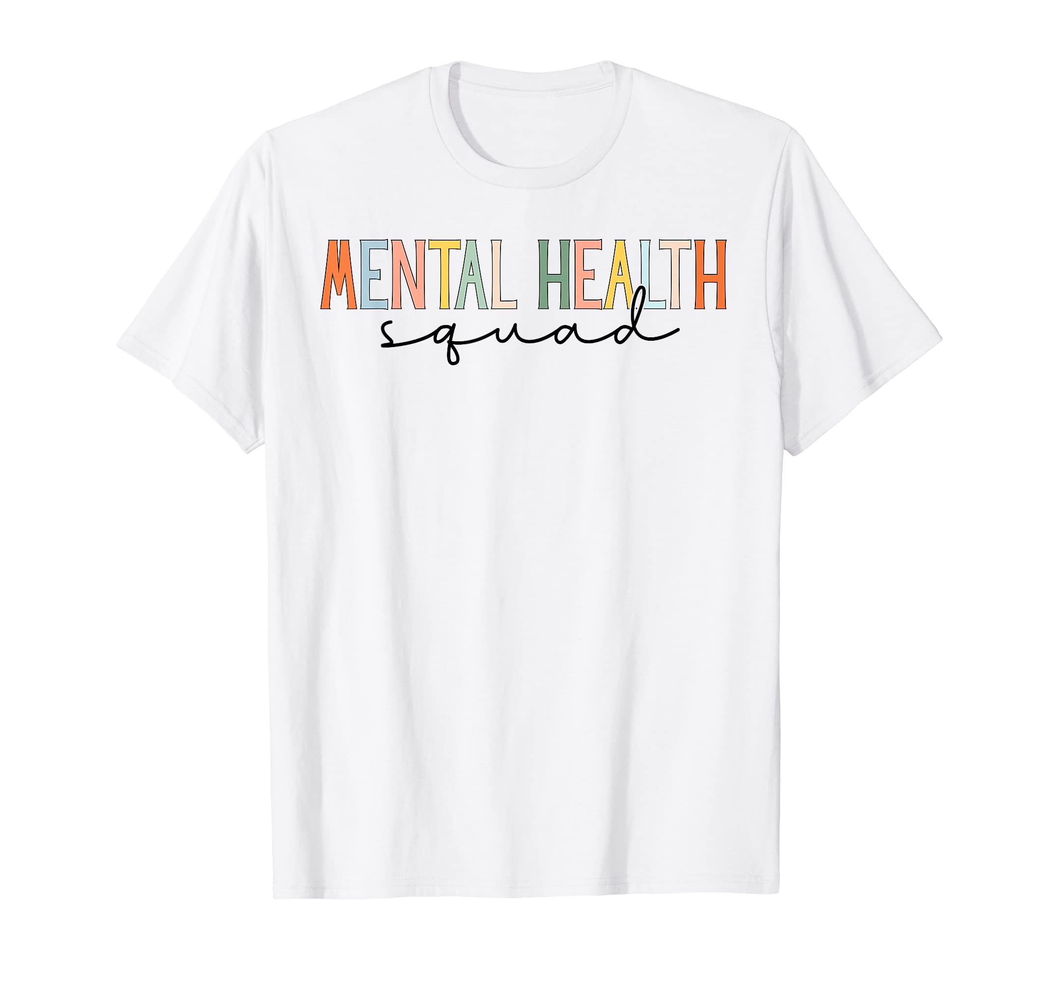 Mental Health Squad Brain Illness Mental T-Shirt - Graphic Print Unisex - T-Shirt, Sweatshirt, Hoodie