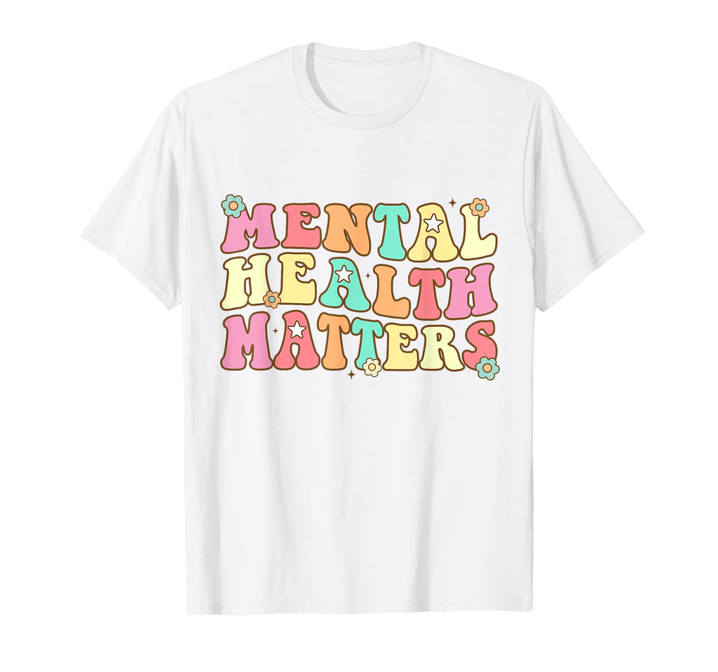 Mental Health Matters Human Brain T-Shirt - Casual Everyday Wear Unisex - T-Shirt, Sweatshirt, Hoodie