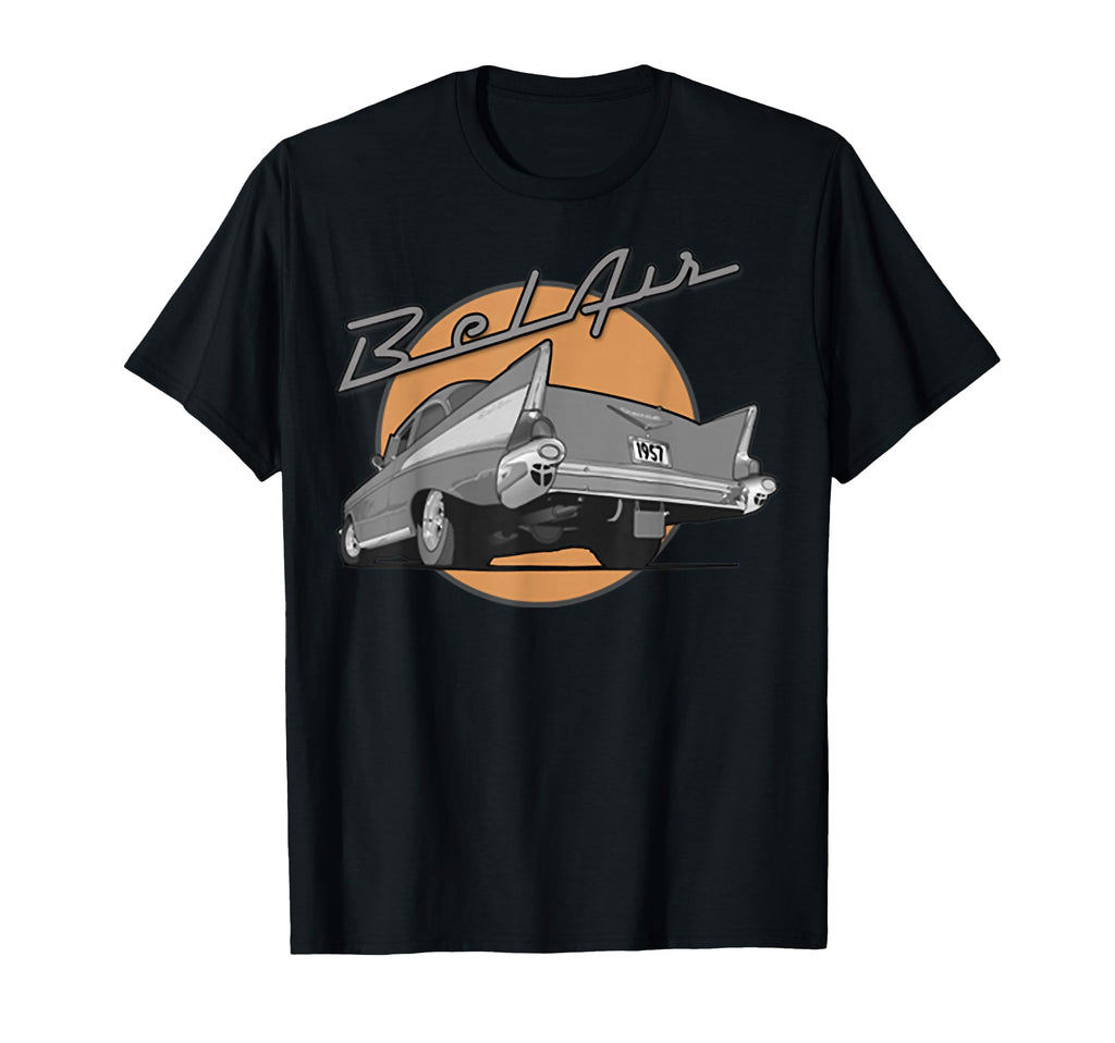 1957 57 55 56 Bel Air Silhouette Old Hot T-Shirt - Trendy Graphic Unisex - T-Shirt, Sweatshirt, Hoodie