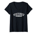 Womens Overthinker Since Birth V Neck T-Shirt - Novelty Apparel for Adults - T-Shirt, Sweatshirt, Hoodie
