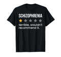 Schizophrenia One Star Rating T-Shirt - Custom Art Print Unisex - T-Shirt, Sweatshirt, Hoodie