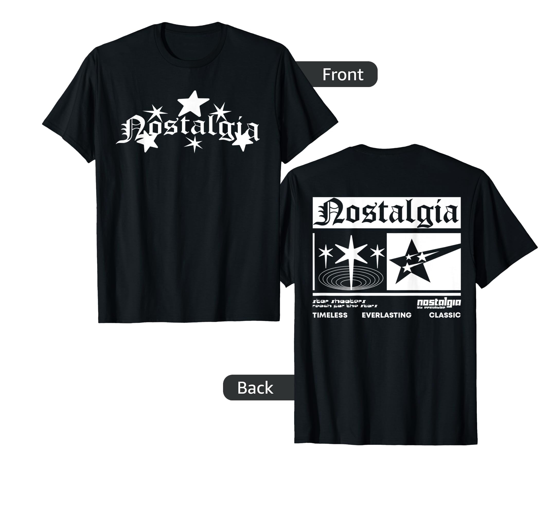 Nostalgia Evantube Shooting Star T-Shirt - Novelty Apparel for Adults - T-Shirt, Sweatshirt, Hoodie