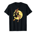 Pinup Witch Witches Broom Halloween Pin Up T-Shirt - Trendy Graphic Unisex - T-Shirt, Sweatshirt, Hoodie